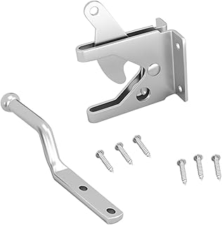 Uonlytech 1 Set Fence Lock Hinges for Cabinet Doors Fence Gate Hardware Cabinet Hardware Spring Door Hinge Gate Strap Hinge Antique Door Hinge Gate Latch for Wood Fence Heavy Duty Gate Latch