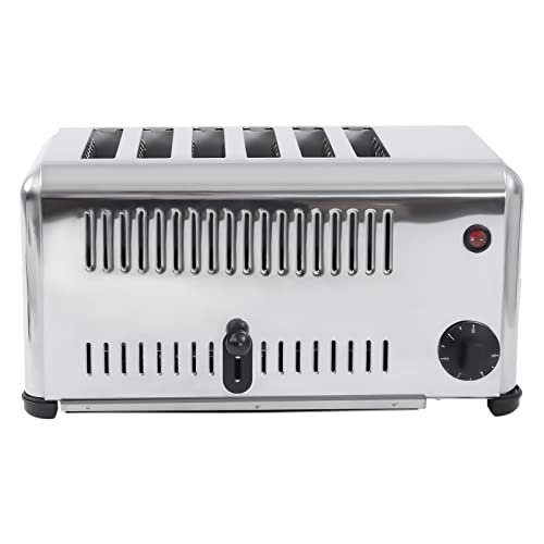 BGYUHWQ 6 Slice Modern Toaster with 5 Bread Shade Settings, 1680W for Various Bread Types