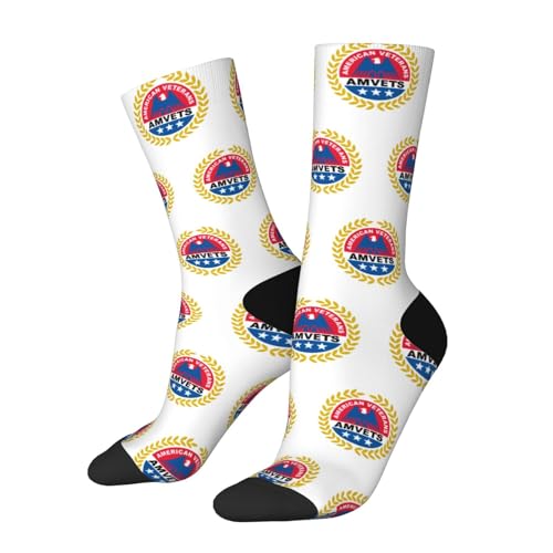 AMVETS Adult Cotton Crew Socks Men Sock Casual Socks Women Sock2