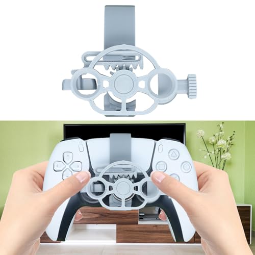 Image of CALANDIS Controller Mini Steering Wheel Replace Parts Easily Install Game Accessories Silvery Grey | Controllers & Attachments | Video Game Accessories