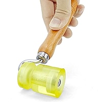 Hztyyier 40mm Stainless Steel Flat Press Plate Hand Roller Painting