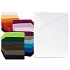 npluseins klassisches Jersey Spannbetttuch – erhältlich in 34 modernen Farben und 6 verschiedenen Größen – 100% Baumwolle, 90-100 x 200 cm, weiß