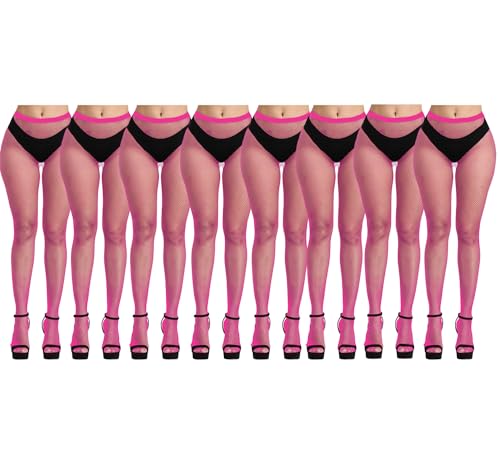 Image of Womens High Waist Fishnet Stockings,Stretchy Fishnet Stockings Thigh Tights Pantyhose Stockings