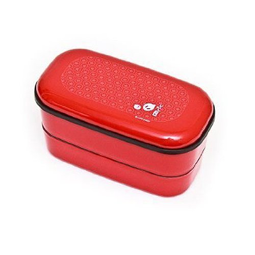 Urara Red Rabbit 2 Tier Japanese Bento Box by icn