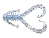 Bobby Garland Pile Diver Soft Plastic Crappie Fishing Lure, Accessories for Freshwater Fishing, 2.5', Pack of 10, Blue Ice
