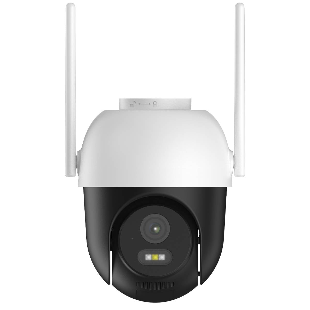 ARENTI OP1 4 MP Dualband WLAN Dome kamera do monitoringu z funkcją obrotu i pochylenia, automatycznym śledzeniem i podwójnym systemem alarmowym