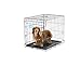 Carlson Pet Products SECURE AND FOLDABLE Single Door Metal Dog Crate, Small, 24.0