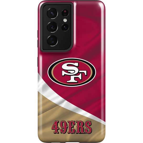 Skinit Pro Phone Case Compatible with Samsung Galaxy S21 Ultra 5G - Officially Licensed NFL San Francisco 49ers Design