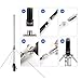FMUSER GP100 FM Transmitter Antenna Outdoor, 1/4 Wave Professional GP Antenna for 87-108mhz 0.5w-100w FM Broadcast Transmitter, Waterproof FM Antenna with 26FT TNC/BNC Cable
