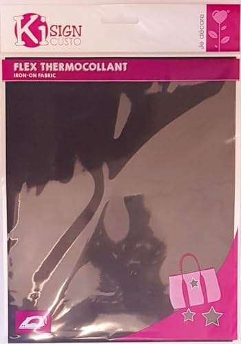 Matte Black Flex Iron-on 20 x 25 cm