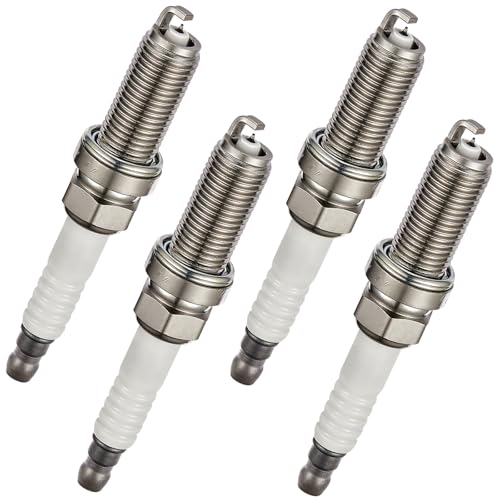 Image of BDFHYK Set of 4 Iridium Spark Plug Compatible with ILX TLX Accord Civic CT200h CX-3 Vibe iA xD Impreza Legacy Outback Corolla Prius Yaris Fit Forester Matrix,Engine Replacement for 93501 LKAR7BIX-11S