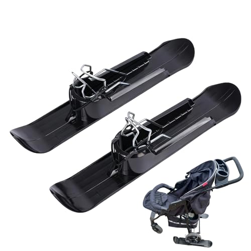 Skis de poussette pour hiver | Glissez facilement sur la neige et le sable plat