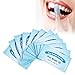 50 Pz Denti Pulisci Panno Sapore di Menta Rinfresca Bocca Alito Panno Per La Pulizia Dei Denti Orale Dente Salviette Per La Pulizia Profonda immagine