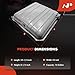 A-Premium Fuel Tank with O-Ring Compatible with Chevrolet Bel Air, One-Fifty Series, Two-Ten Series, 1955-1956, Gas, Replace# CGM28B, 3731405