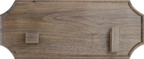 Displays Walnut Bowie Wall Plaque