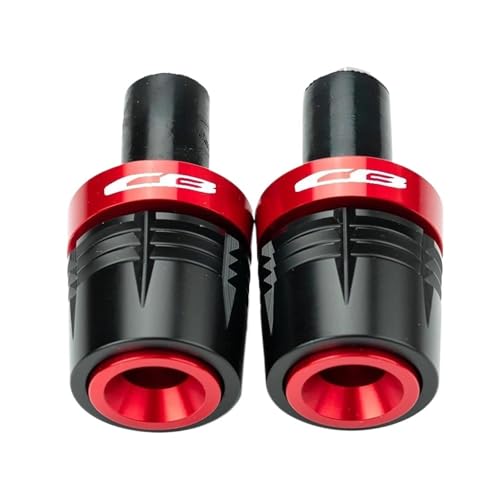 �̂��߂� CB650R/X/F CB400X CB300R CB125R CBR650R/F CBR500R �o�C�N�n���h���o�[�O���b�v�G���h�v���O�L���b�v�X���C�_�[�o�C�N�n���h���o�[�G���h�v���O�L���b�v �o�C�N�p �n���h�� �E�F�C�g(Red -A)