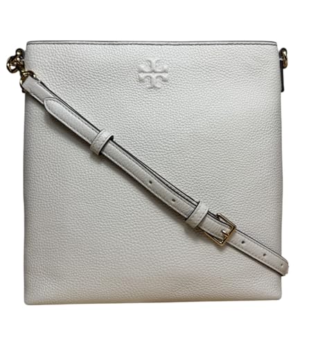 Tory Burch Women's 15630 Thea Swingpack Pebbled Leather Crossbody Shoulder Bag, (New Ivory)2