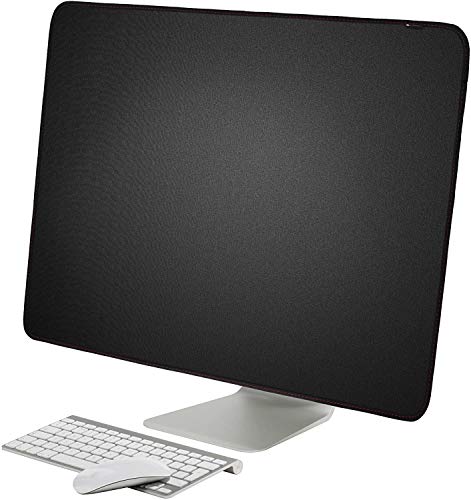 Txesign Monitor Dust Cover, Pu Leather Pc Computer Monitor Screen Display Protector With Rear Pocket For Imac 27 Inch Slim A1862/A1419 (27", Black) #TOP1