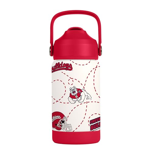 Image of Logo Brands NCAA Mascot Stainless-Steel Kids Bottle -Soft Silicone Mouthpiece, Easy To Carry, Kid-Friendly Design- Great For School & On-The-Go