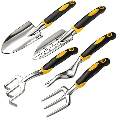 5 Piece Heavy Duty Garden Tool Set Cover