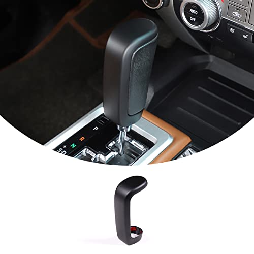 ABS Car Gear Shift Knob Head Cover Trim Stickers for Toyota Tundra 2007 2008 2009 2010 2011 2012 2013 2014+ 2021 Sequoia 2008-2020 (Matte Black)