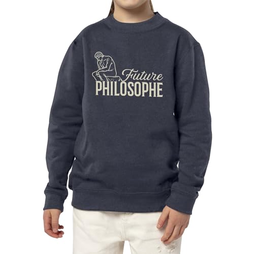 Sweatshirt enfant future philosophe cadeau d'anniversaire original