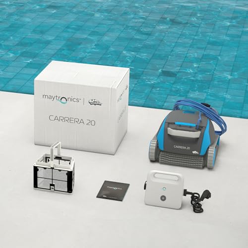 Dolphin Carrera 20 Robot limpiafondos automático con Cable para Piscinas enterradas de 10m - Sube Paredes - Escaneo Inteligente