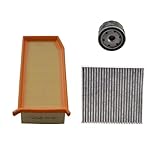 3pcs Filter Set Compatible For Renault DUSTER 2.0L 2017 2018 2019 2020 2021 2022 Engine Cabin Air