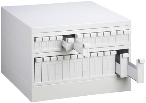 Deltalab DS10 Laboratory Storage Cabinet, Modular Microscope Slide Drawers