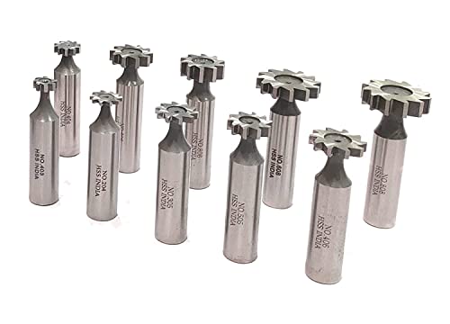 buyohlic milling machine tools hss woodruff keys t slot cutter tool 1234 inch shank keyseat cutter straight tooth super tool