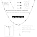 FUNEIA 925 Sterling Silver Necklace for Women Trendy Dainty Real Silver Chain Necklace Simple Thin Box Beaded Chain Snake Chain Herringbone Necklaces Jewelry 14/16/18 Inch