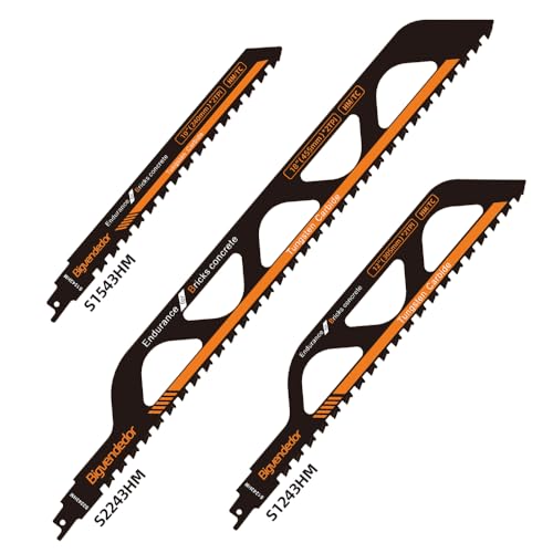 3-Piece Tungsten Carbide Masonry Blade Set