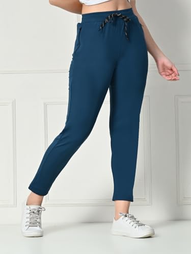 Image of FITINC Premium Trackpant with Zippers Pockets for Women - Best for Gym, Yoga, Workout and Casual Wear