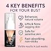 JJLBRO Bust Growth and Firming Cream Herbal Formula for Fuller, Lifted, and Shaped Breasts Gel