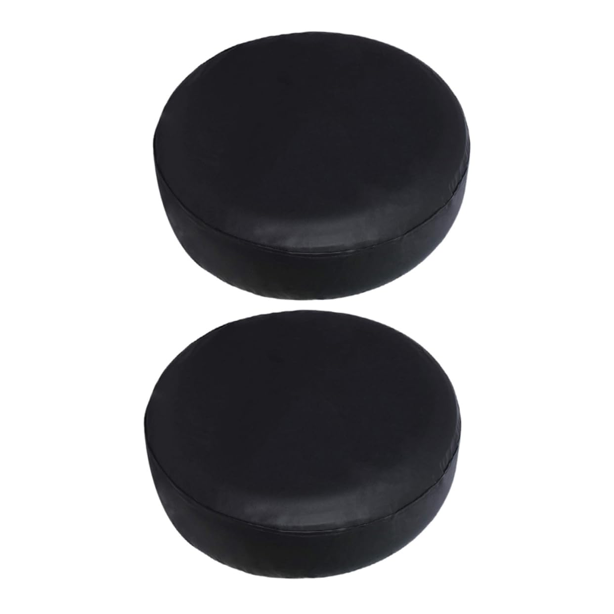 2piezas Fundas para Neumáticos de Repuesto para Remolque Hechas de Material PVC Imitación Cuero para Proteger Las Ruedas de Autocaravana Viaje