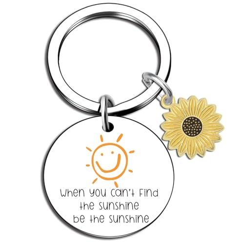 Ibiwe Friends Keychian for Women Sunflower Gifts for Her Sister