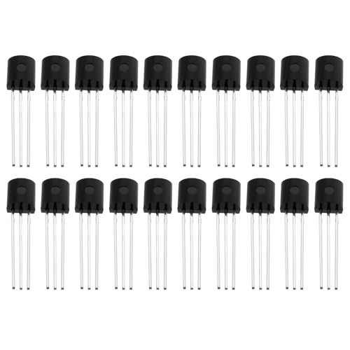 Create idea 20 Stück N-Kanal-Felddefekttransistor 3-poliger Hocheffizienter Junction-Feldeffekttransistor für Audioverstärker Signalprozessoren BF245C