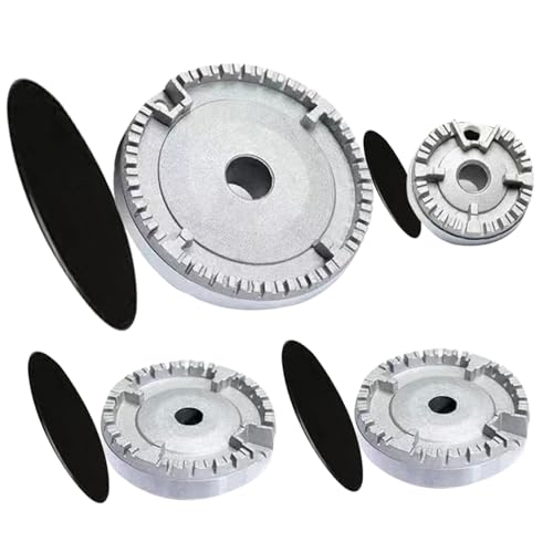 OnIUeZky Gas Stove Burner Covers 4 Sets 3 Sizes Heat-Resistant Electric Hob Covers Efficient Combustion Thick Hob Covers for Gas Cookers.