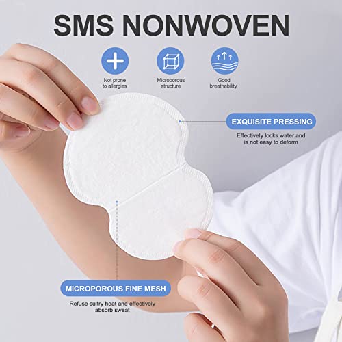 RoserRose 120 Stück Achselpads, Schweißpads Achseln, Anti Schweiß Pads Damen Herren, Perfekte Passform Absorbing vor Schweißflecken