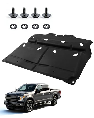 Xongjojo Upgraded F150 Engine Splash Shield Under Car Engine Shield Cover Compatible with 2015-2024 F150 with Gasoline Engine (Not Fit Raptor Model & Not Fit 3.0L Diesel) FO1228198 ML3Z7222D