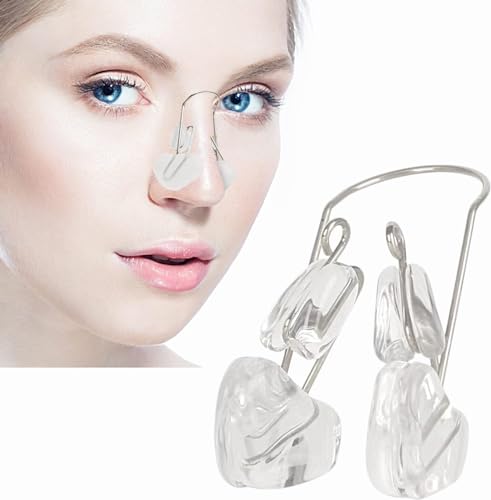 Nose Shaper Clip, Nose Straightener for Wide Noses, Safety Silicone Nose Beautifier, Nose Height Lifter Nose Slimmer for Women, Men and Young Girls (L)