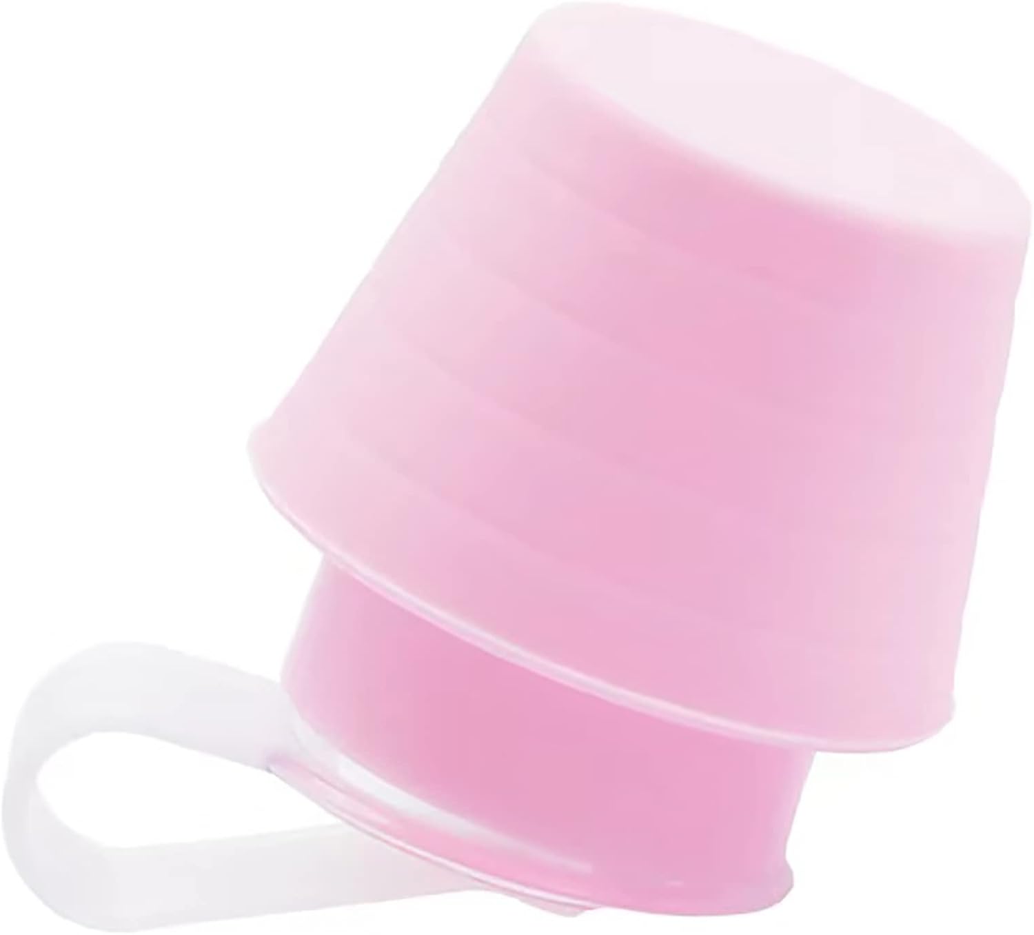 Phone Lampshade Holder, Novelty Bookmark Silicone Mini Mobile Night Light Phone Holder Light Flashlight Lampshade Clip on Phone Flash LED Light Holder(Pink)