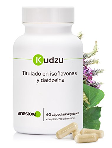 KUDZU * Allevia la sindrome d’astinenza* Titolato al 40% in isoflavoni e al 12% in daidzeina * Ansiolitico* 100mg/60capsule * Qualità certificata* 100% SODDISFATTI O RIMBORSATI*Fabbricato in FRANCIA