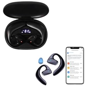 Language Translator Earbuds, Smart Translation Earbuds, Wireless Bluetooth Portable Voice Translator(Work with App), Translator Headphone for Calling, Music, for iOS, Android