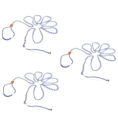 NOLITOY 3pcs Cotton Rope Material Hamster Harness Comfortable Soft Adjustable Chest Strap 2m Leash for Rat Mouse Random Color