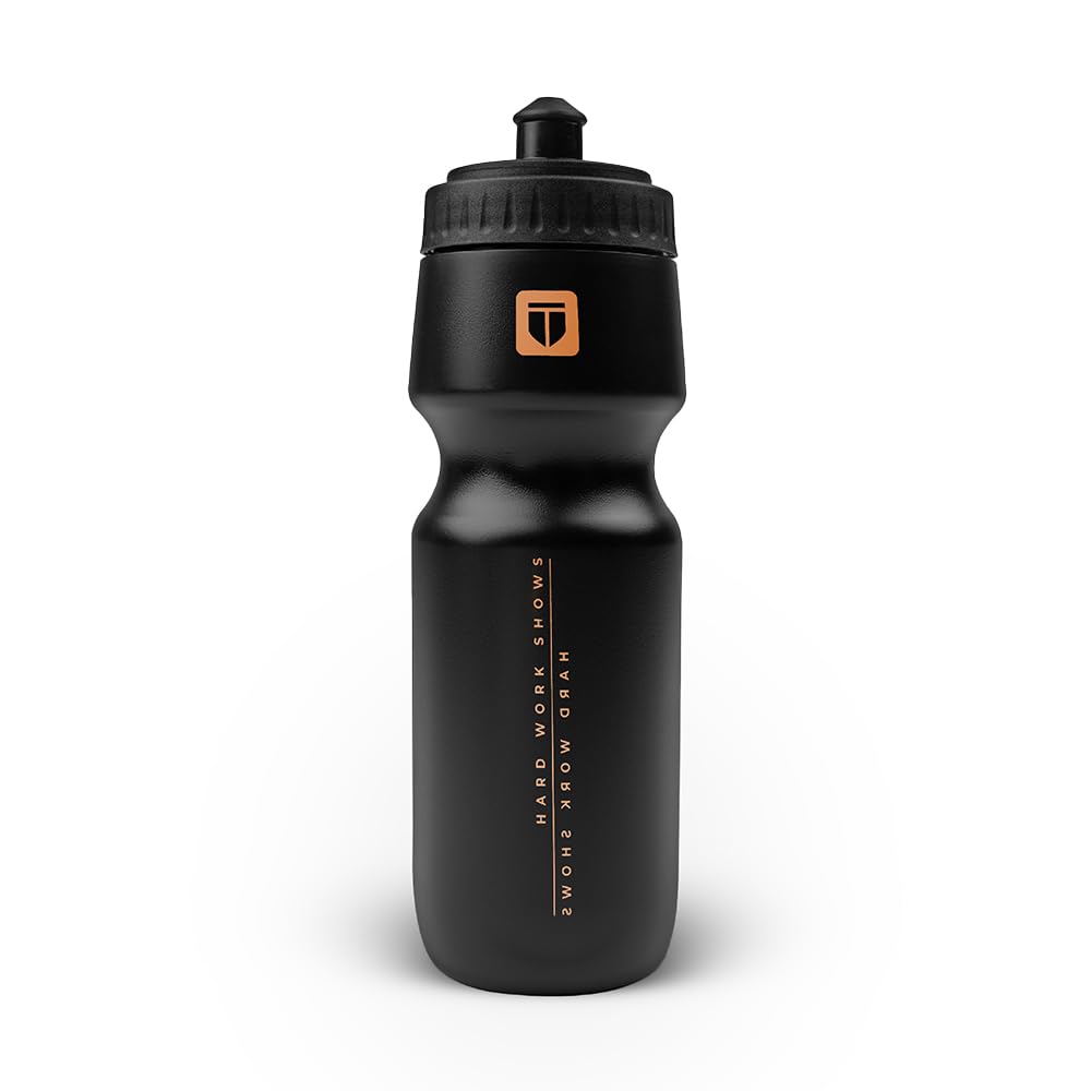 TEGO RIDE - BPA Free Plastic Bottle (700 ml) - Black Orange