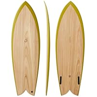 Amazon | nanazero WOOD SKIN サーフボード フィッシュ II 5'8