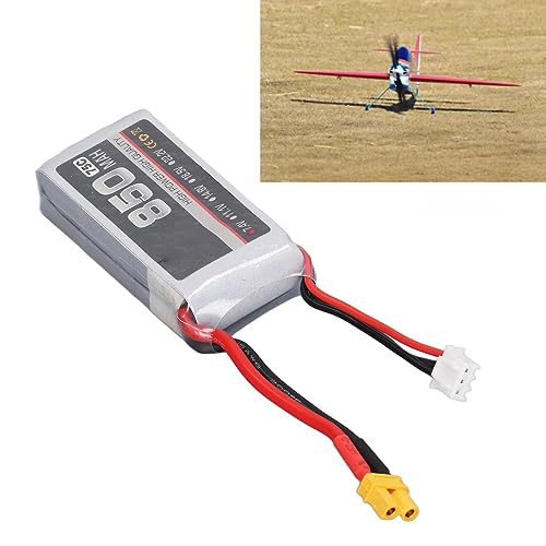 Fussbudget Bateria Aeromodel, 850mAh 75C baterias de alto lipo pacote de bateria de íons de lítio co