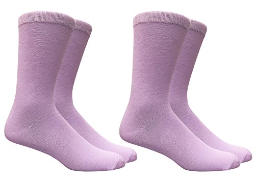 Men's Lavender Trouser Dress Socks - 2 Pairs