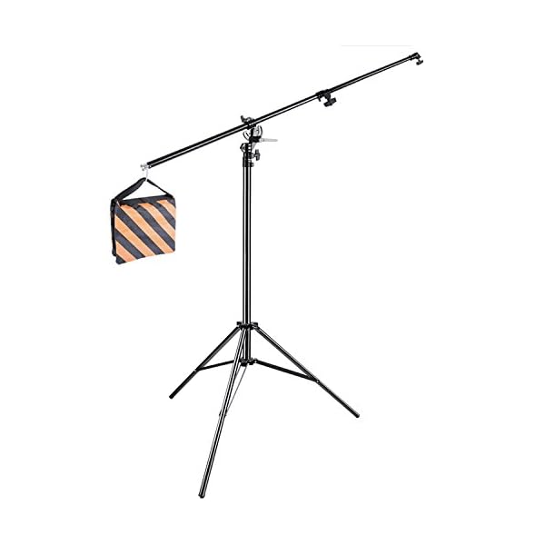 Neewer® 10 Fuß / 305cm Zweiweg Stativ Ausleger Licht-Stand mit Sandsack für Studio Fotografie Video